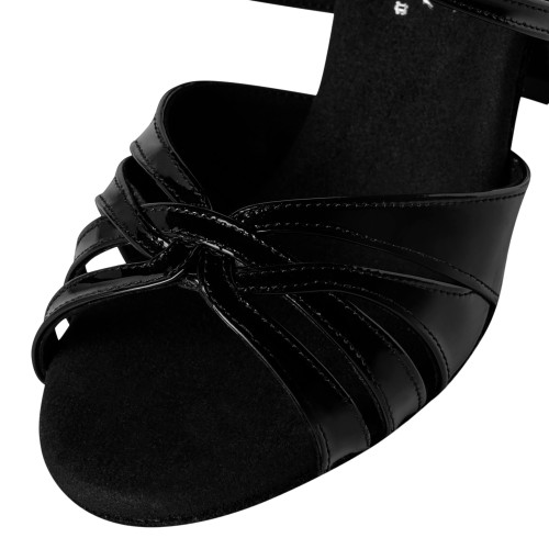 Rummos Femmes Chaussures de Danse Elite Paris 035 - Vernis Noir - 8 cm