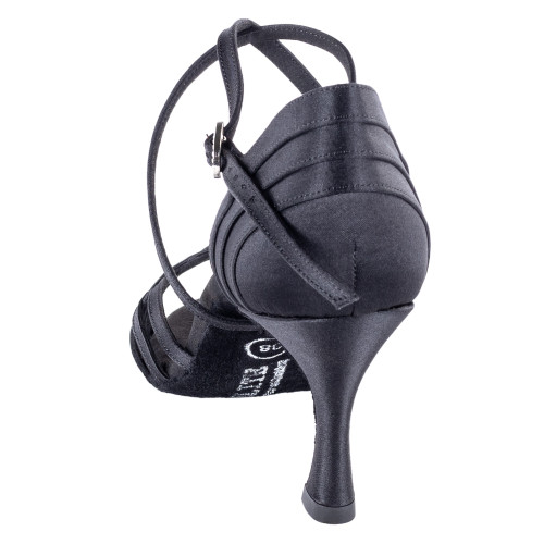 Rummos Damen Tanzschuhe Elite Gaia 041 - Material: Satin Schwarz - Weite: Normal - Absatz: 60R Flare - Größe: EUR 40