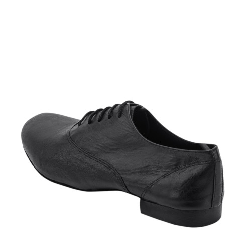 Rummos Hombres Zapatos de Baile Elite Flexman 001 - Cuero Negro - 3,5 cm