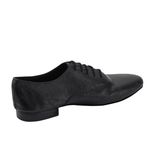 Rummos Hombres Zapatos de Baile Elite Flexman 001 - Cuero Negro - 3,5 cm