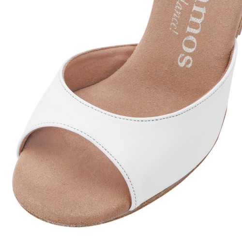 Rummos Women´s dance shoes Gabi - Leather White/Orange Scale - Normal - 70R Flare - EUR 38