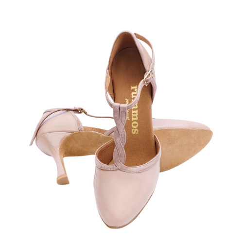 Rummos Damen Tanzschuhe Karen - Lack/Nubuck - 7 cm