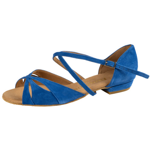 Rummos Femmes Chaussures de Danse Lola - Nubuck Bleu - Normal - 20 Block - EUR 39