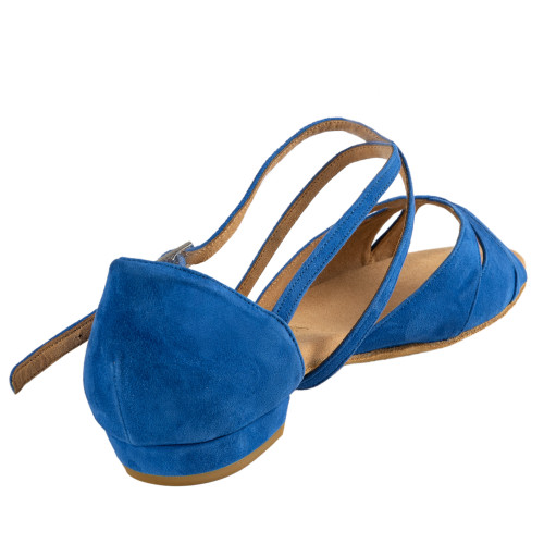 Rummos Damen Tanzschuhe Lola - Nubuck Blau - Normal - 20 Block - EUR 39