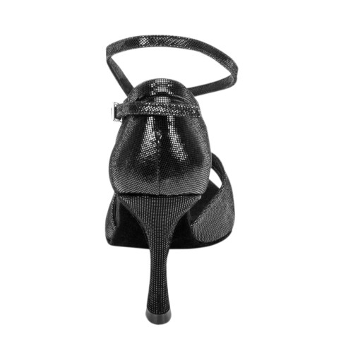 Rummos Mujeres Zapatos de Baile R306 - Cuero Negro Diva - 7 cm