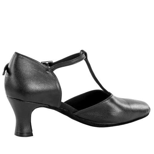 Rummos Mulheres Sapatos de Dança R312 - Pele Preto - 5 cm