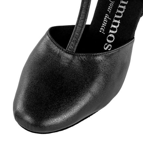 Rummos Mulheres Sapatos de Dança R312 - Pele Preto - 5 cm