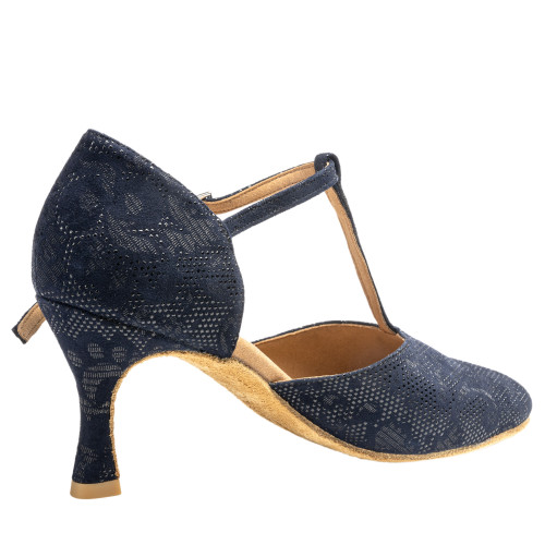 Rummos Dames Dansschoenen R312 - Leer NehruBlue - 6 cm