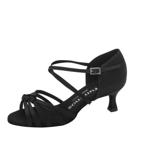 Rummos Mulheres Sapatos de Dança R358 - Pele Preto - 5 cm