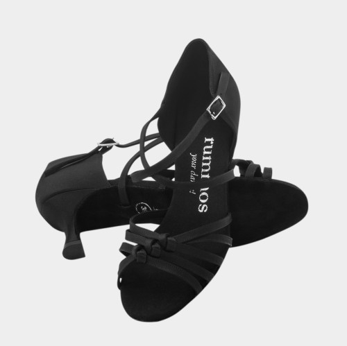 Rummos Femmes Chaussures de Danse R358 - Cuir Noir - Normal - 50R Flare - EUR 39