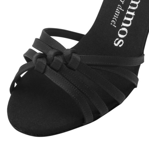 Rummos Damen Tanzschuhe R358 - Leder Schwarz - 5 cm