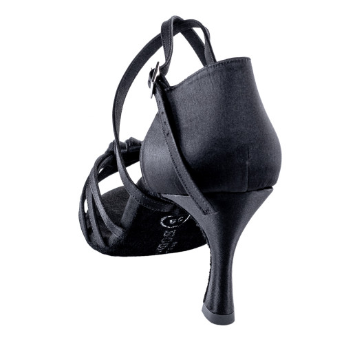 Rummos Women´s dance shoes R358 - Satin Black - 6 cm