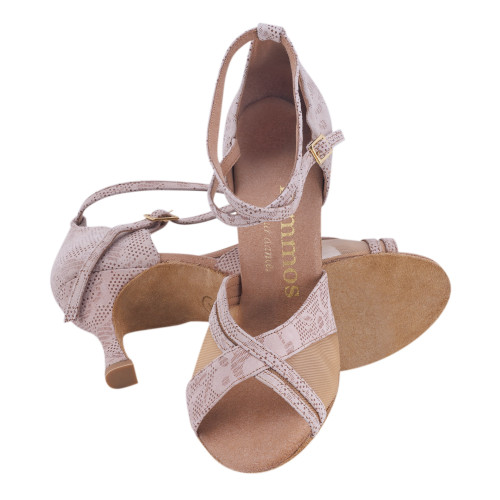 Rummos Women´s dance shoes R370 - Leather NehruTan - 6 cm