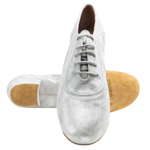 Rummos Ladies Practice Shoes R377 - Leather/Nubuck Silver Cuarzo - 4,5 cm