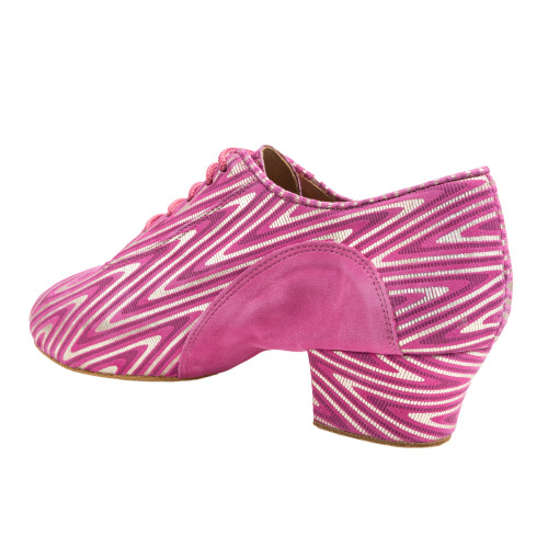 Rummos Mujeres Zapatos de Práctica R377 - Cuero/Nobuk Neon Pink - 4,5 cm