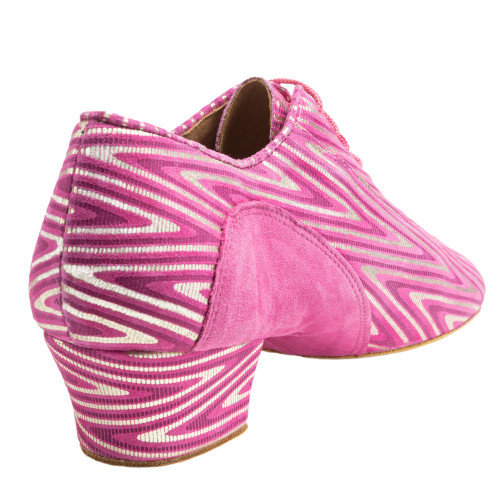 Rummos Mujeres Zapatos de Práctica R377 - Cuero/Nobuk Neon Pink - 4,5 cm