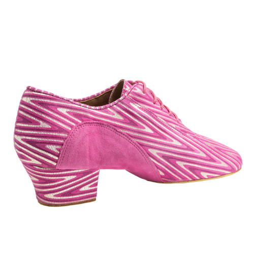 Rummos Dames Practice Schoenen R377 - Leer/Nubuck Neon Pink - 4,5 cm