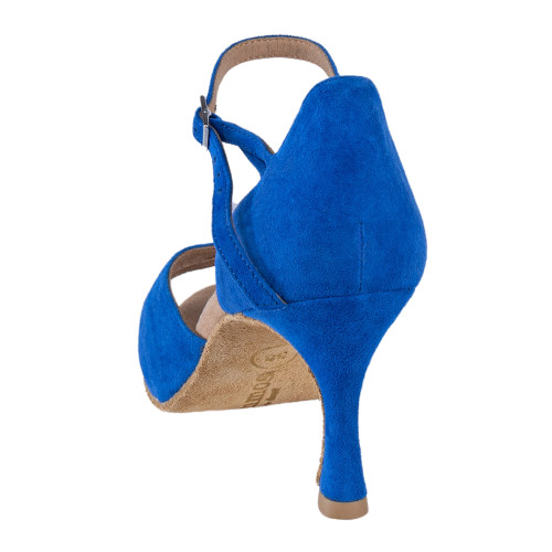 Rummos Damen Tanzschuhe R385 022 - Nubuck Royal Blau - 6 cm