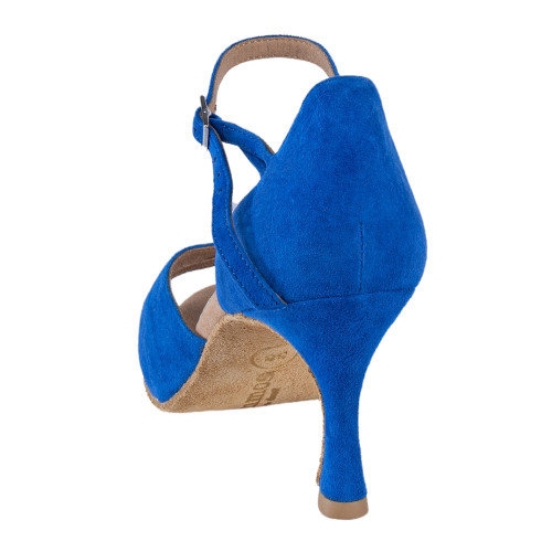 Rummos Donne Scarpe da Ballo R385 022 - Nubuck Royal Blu - 6 cm