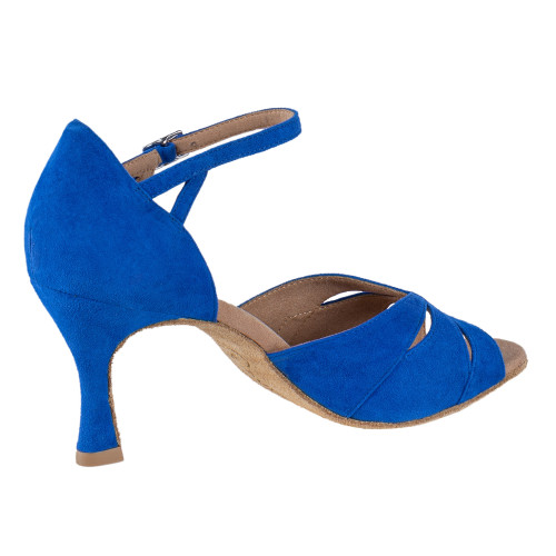 Rummos Women´s dance shoes R385 022 - Nubuck Royal Blue - 6 cm