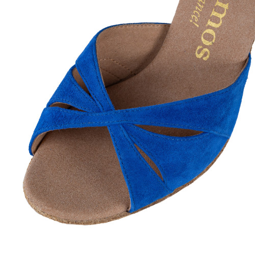 Rummos Donne Scarpe da Ballo R385 022 - Nubuck Royal Blu - 6 cm