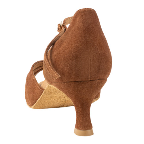 Rummos Mujeres Zapatos de Baile R385 - Nubuck Marrón - 5 cm