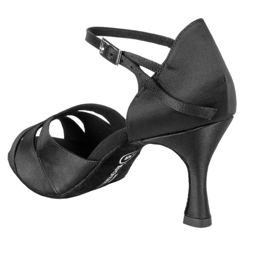 Rummos Mujeres Zapatos de Baile R385 - Satén Negro - 6 cm