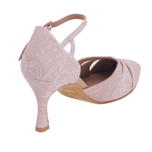Rummos Women´s dance shoes R405 - Nubuck NehruTan - 6 cm