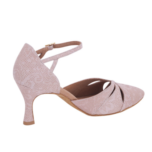 Rummos Women´s dance shoes R405 - Nubuck NehruTan - 6 cm