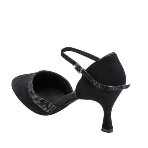 Rummos Women´s dance shoes R407 - Nubuck/Leather Black - 7 cm