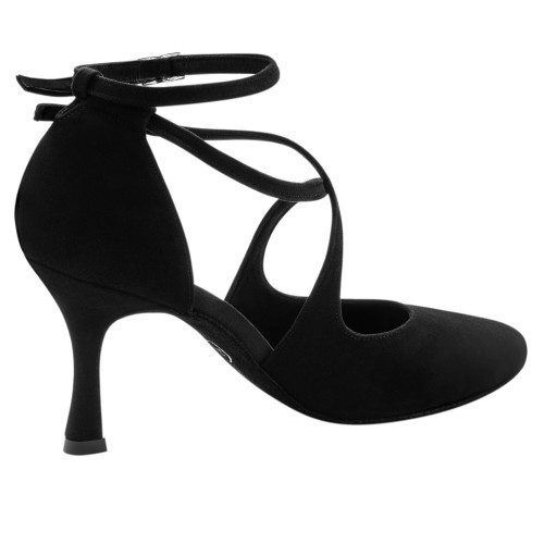 Rummos Women´s dance shoes R425 - Nubuck Black - 7 cm