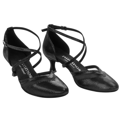 Rummos Donne Scarpe da Ballo R450 - Pelle Nero - 5 cm