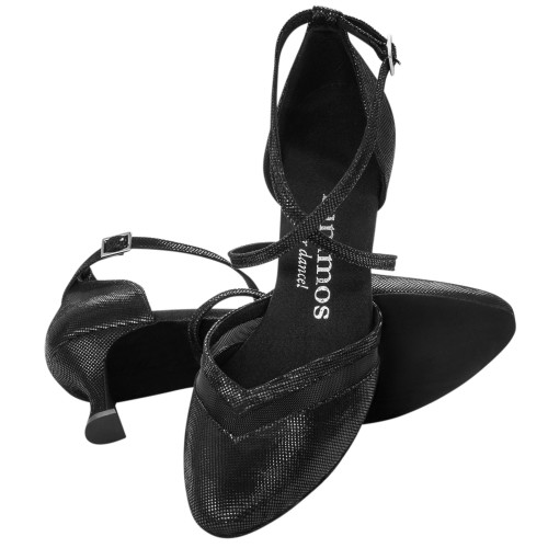 Rummos Mulheres Sapatos de Dança R450 - Pele Preto - 5 cm