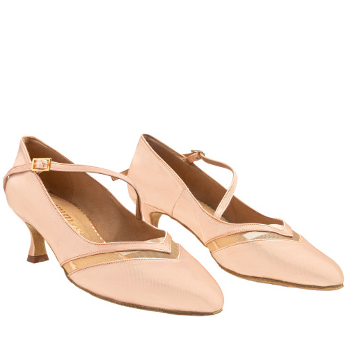 Rummos Ladies Ballrom Dance Shoes R490 - Flesh - 5 cm