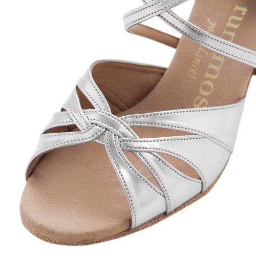 Rummos Women´s dance shoes R520 - Leather Silver - 5 cm
