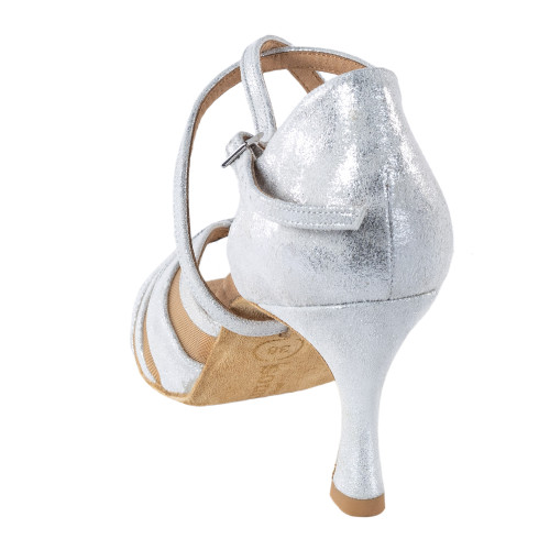 Rummos Women´s dance shoes R530 - Leather Silver Cuarzo - Normal - 60R Flare - EUR 40