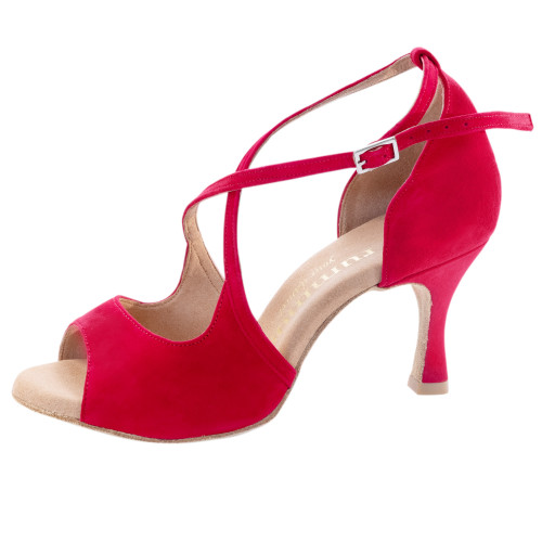 Rummos Mulheres Sapatos de Dança R545 - Nobuk Vermelho - Normal - 60R Flare - EUR 37