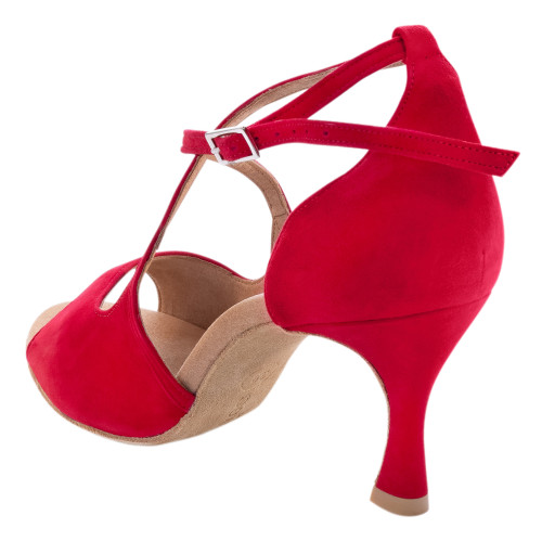 Rummos Femmes Chaussures de Danse R545 - Nubuck Rouge - Normal - 60R Flare - EUR 37