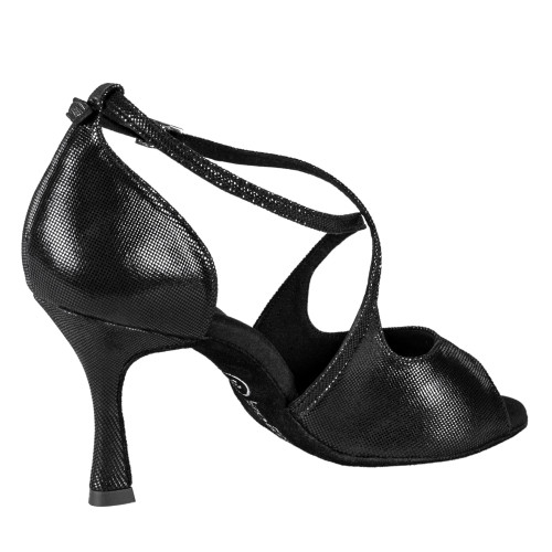Rummos Mulheres Sapatos de Dança R545 - Pele Diva Preto - 7 cm