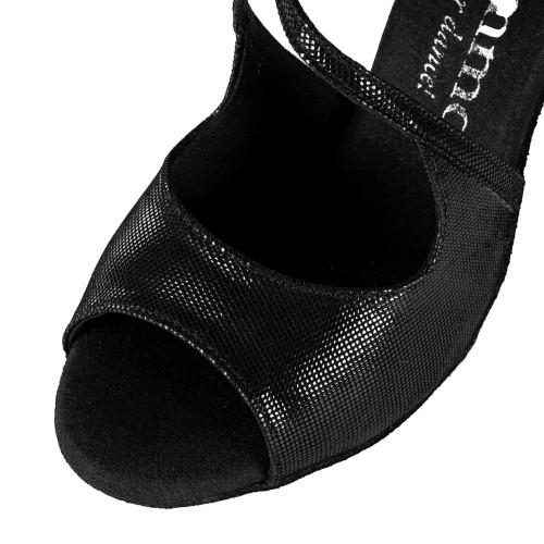 Rummos Mulheres Sapatos de Dança R545 - Pele Diva Preto - 7 cm