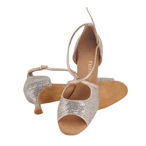 Rummos Mujeres Zapatos de Baile R545 - GlitterLux - 5 cm