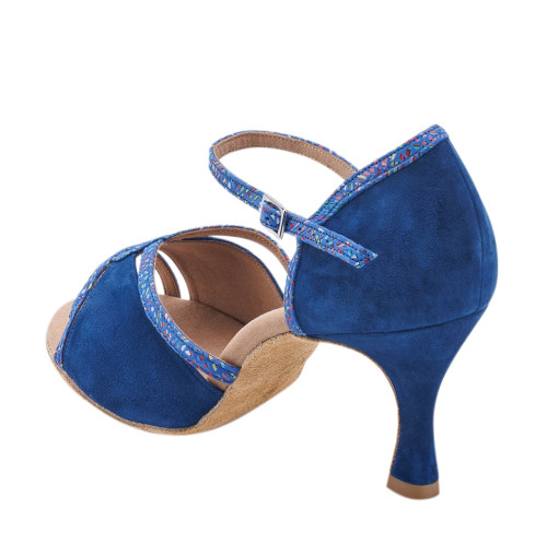 Rummos Donne Scarpe da Ballo R550 - Nubuck/Pelle Indico Blu - 6 cm