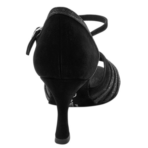 Rummos Femmes Chaussures de Danse R563 - Nubuck/Glitzer - 6 cm