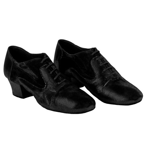 Rummos Mujeres Zapatos de Práctica R607 - Cuero/Nubuck Negro - 4,5 cm