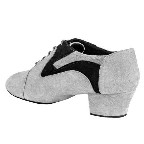 Rummos Mujeres Zapatos de Práctica R607 - Nobuk Gris/Negro - Normal - 45 Cuban - EUR 40