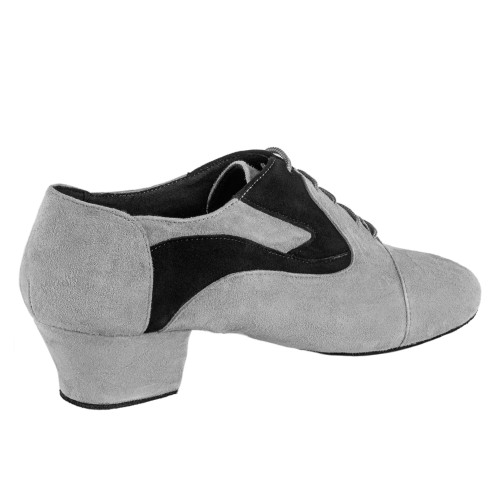 Rummos Mujeres Zapatos de Práctica R607 - Nobuk Gris/Negro - Normal - 45 Cuban - EUR 39