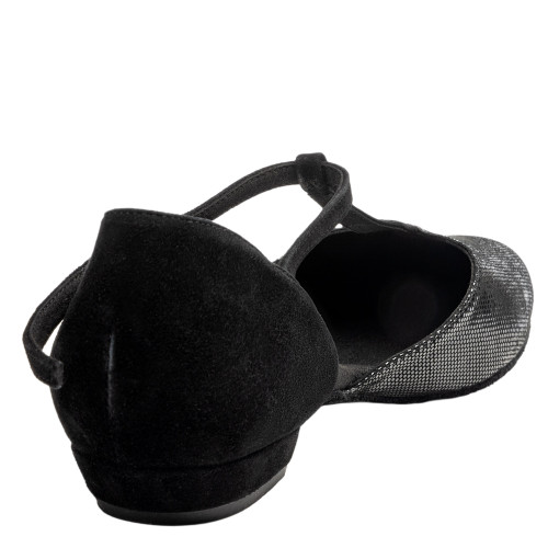 Rummos Women´s dance shoes Carol - Leather/Nubuck Black - 2 cm