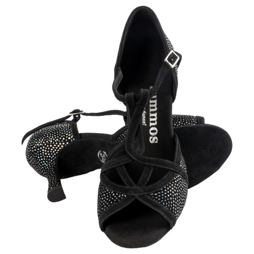 Rummos Dames Dansschoenen Santigold - Nubuck/Leer GalBlack/Zwart - Medium (Normaal) - 60R Flare - EUR 36