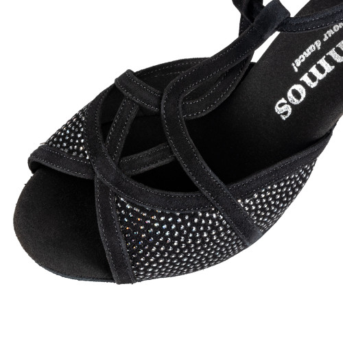 Rummos Donne Scarpe da Ballo Santigold - Nubuck/Pelle GalBlack/Nero - Medium (Normale) - 60R Flare - EUR 36