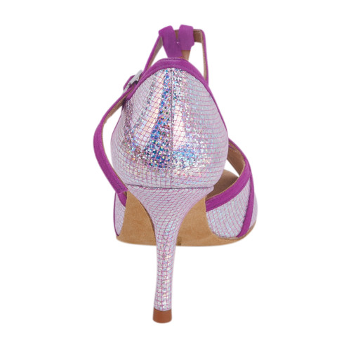 Rummos Mulheres Sapatos de Dança Santigold - Nobuk/Pele Lilac/Mirror - Normal - 80E Stiletto - EUR 38,5